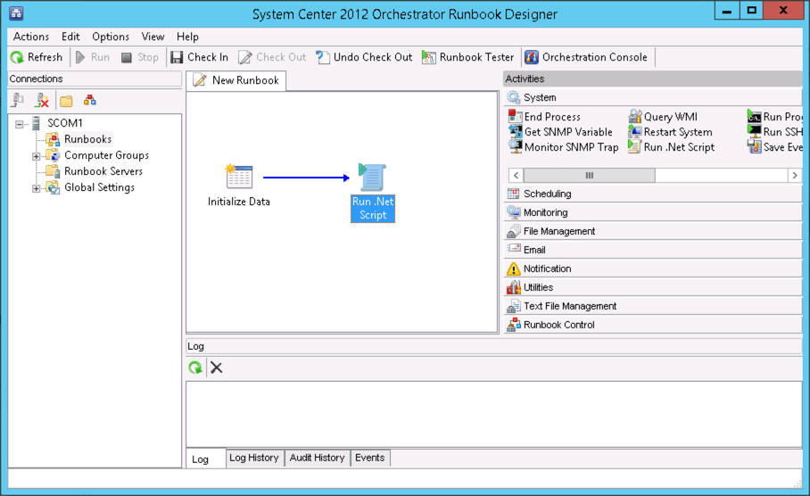 Orchestrator ConnectingActivities