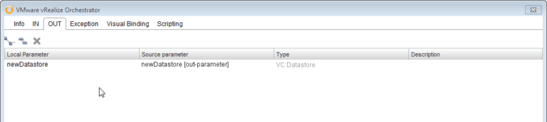 Increasing VMFS capacity with vRealize Orchestrator - Output