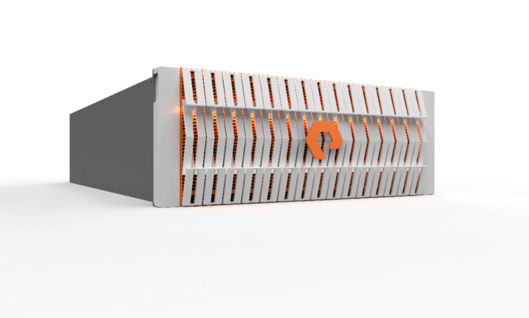 Introduction to Object Storage on Pure Storage® FlashBlade™ - FlashBlade Front 15 degrees - left box