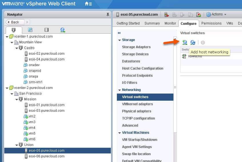 Image for Setting up iSCSI Port Binding with Standard vSwitches in the vSphere Web Client