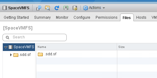 VFMS and Thick Virtual Disks