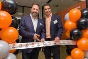 Philip Dalidakis MP, Victorian Minister cuts ribbon on Pure Storage new ANZ headquarters