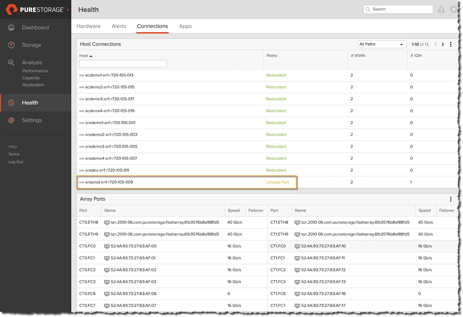 Blog - iSCSI Setup with FlashArray - Connections