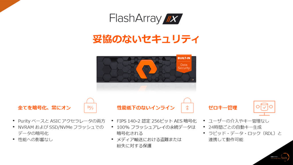 FlashArray//X 妥協のないセキュリティ