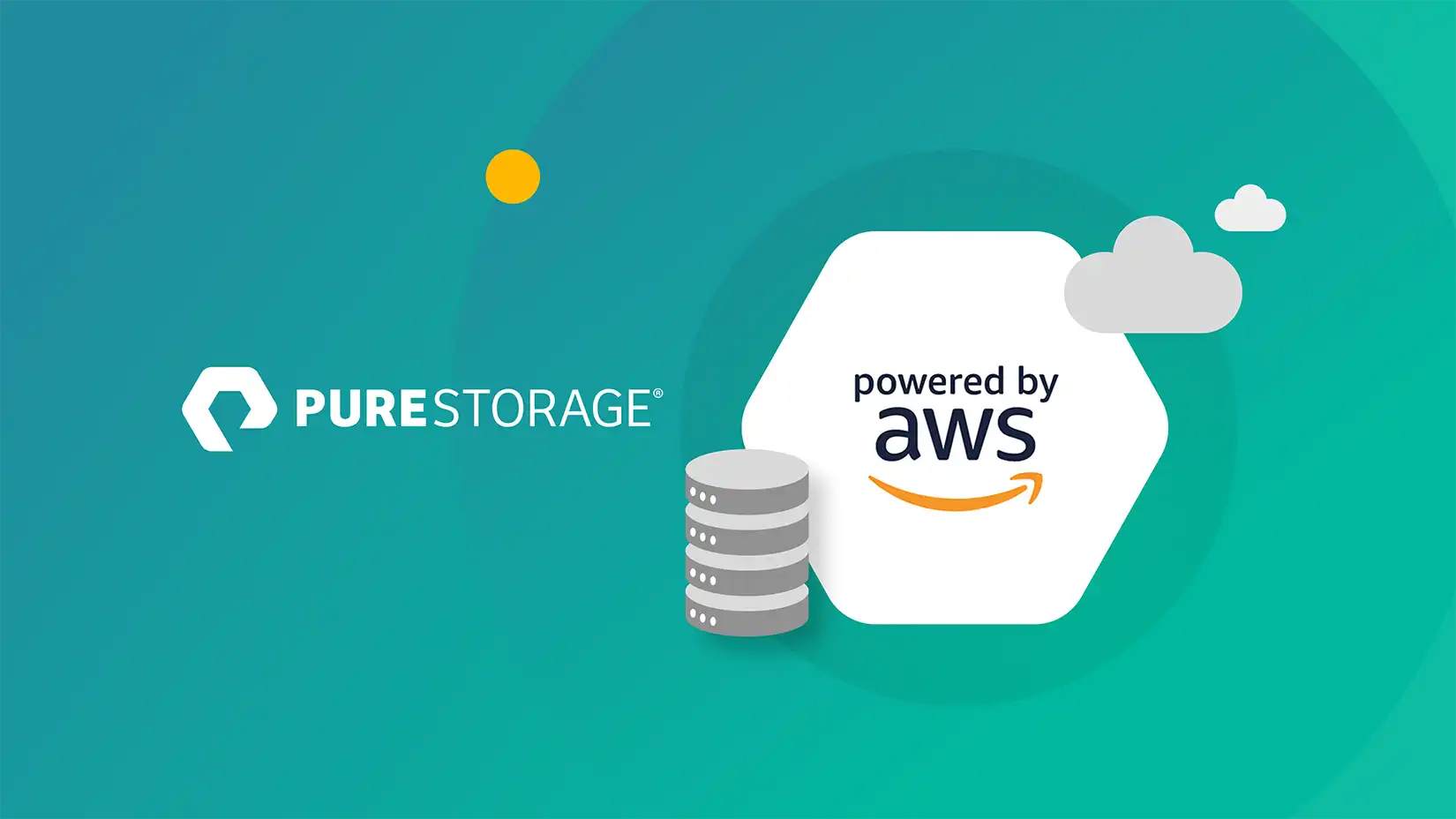Purestorage powered by AWS SAN