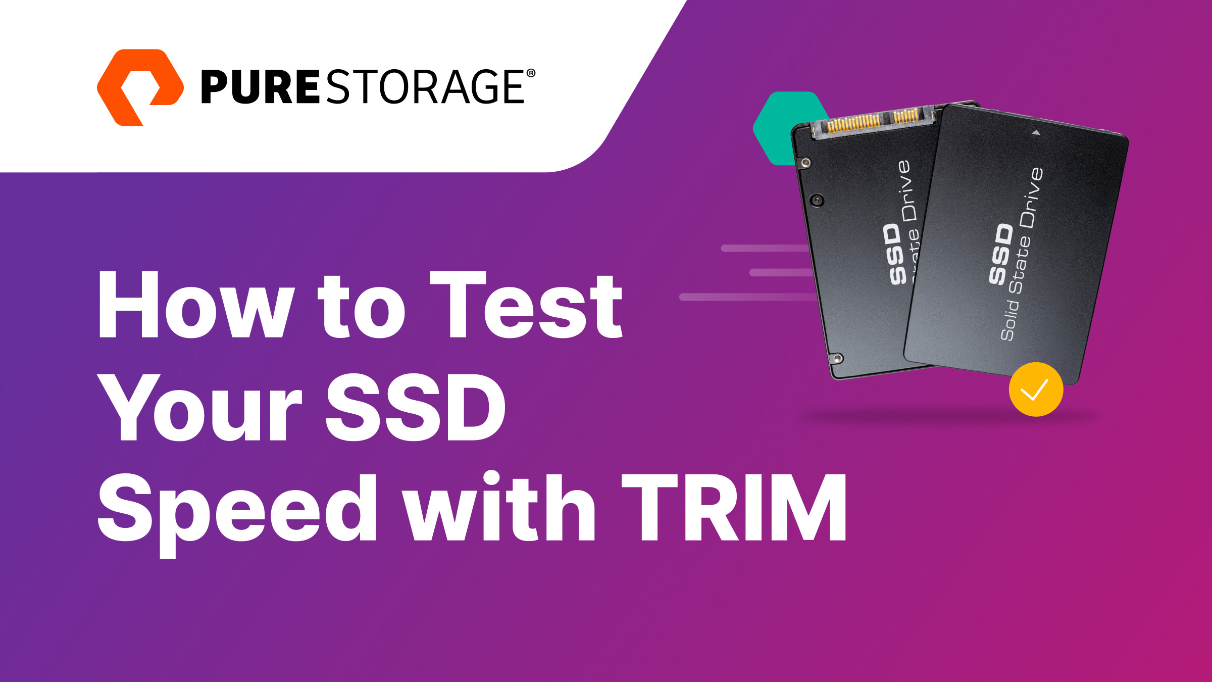Test Your SSD Speed with | Pure Blog