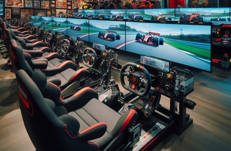 Inside the racing simulators drivers use for realistic training