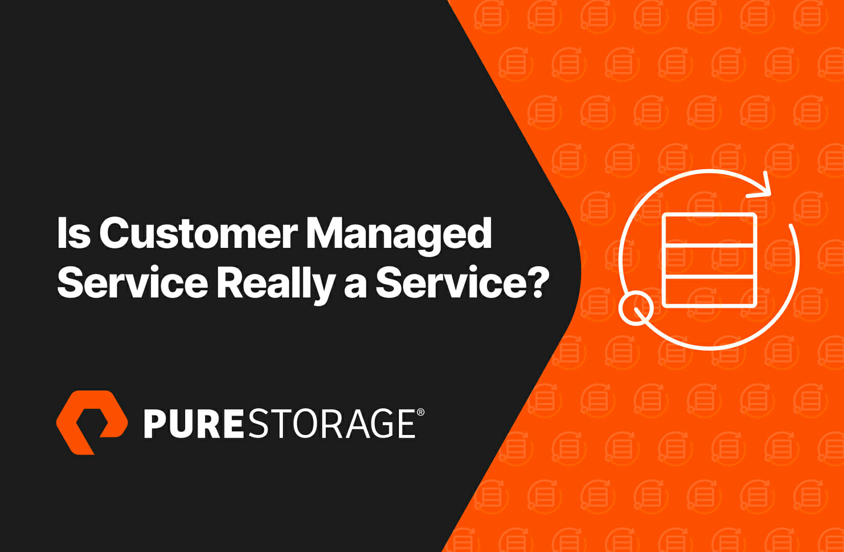 Where’s the Service in Customer-managed Storage as a Service?