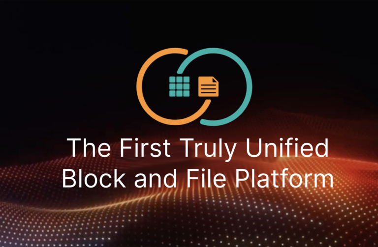 The First Truly Unified Block and File Platform"