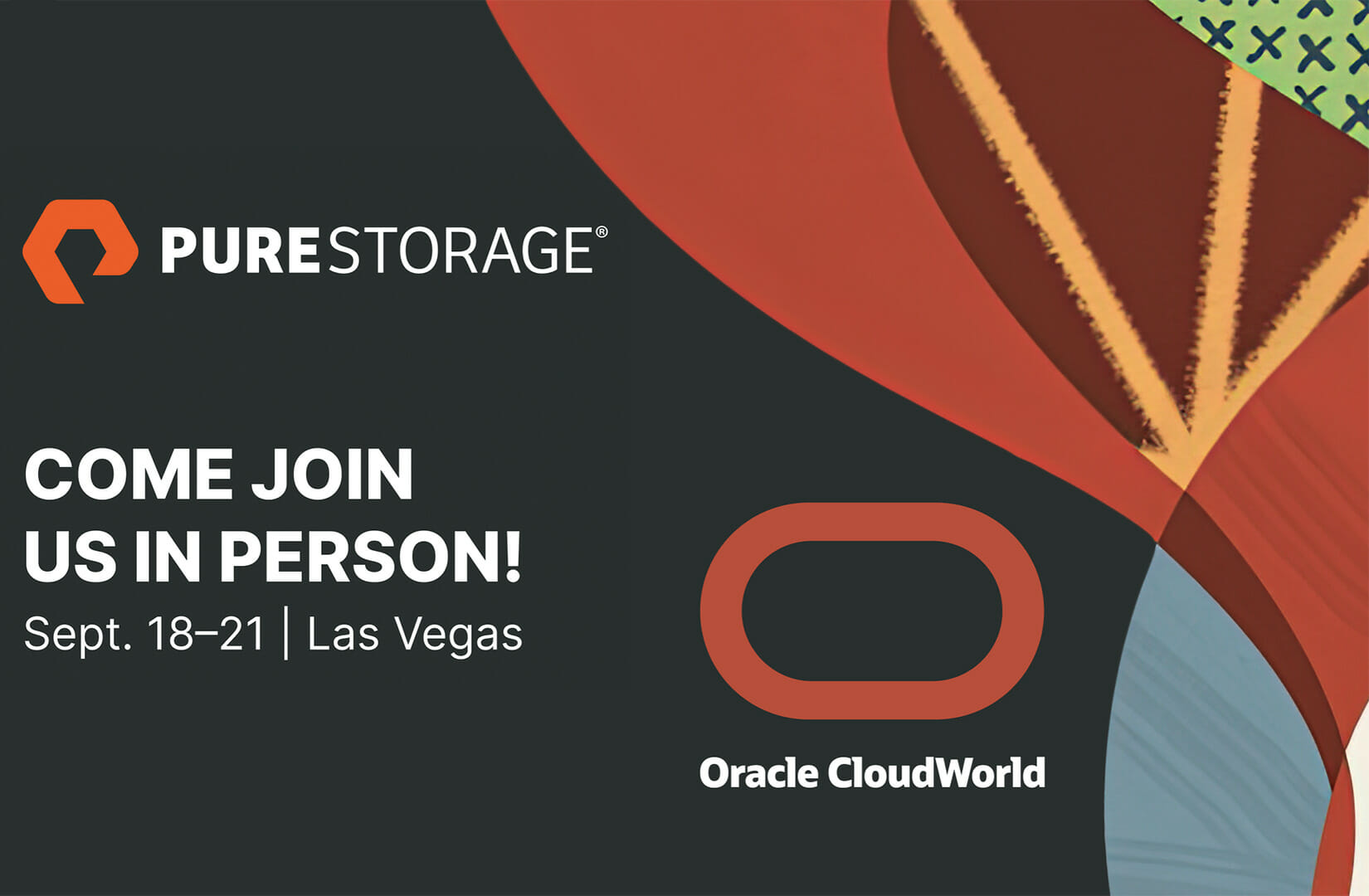 Why Is Pure Storage at Oracle CloudWorld?