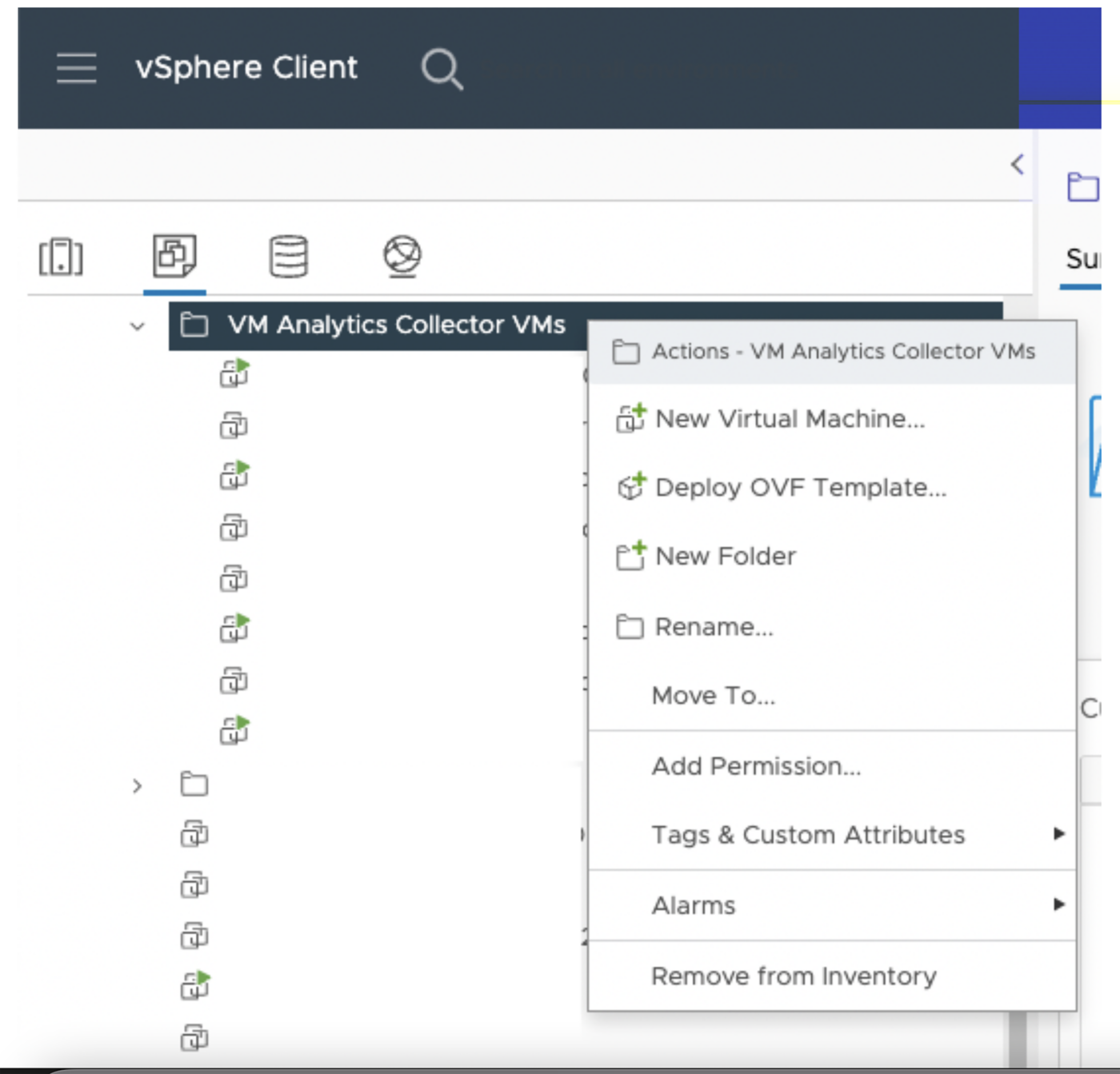 Deploy a VM Analytics Collector