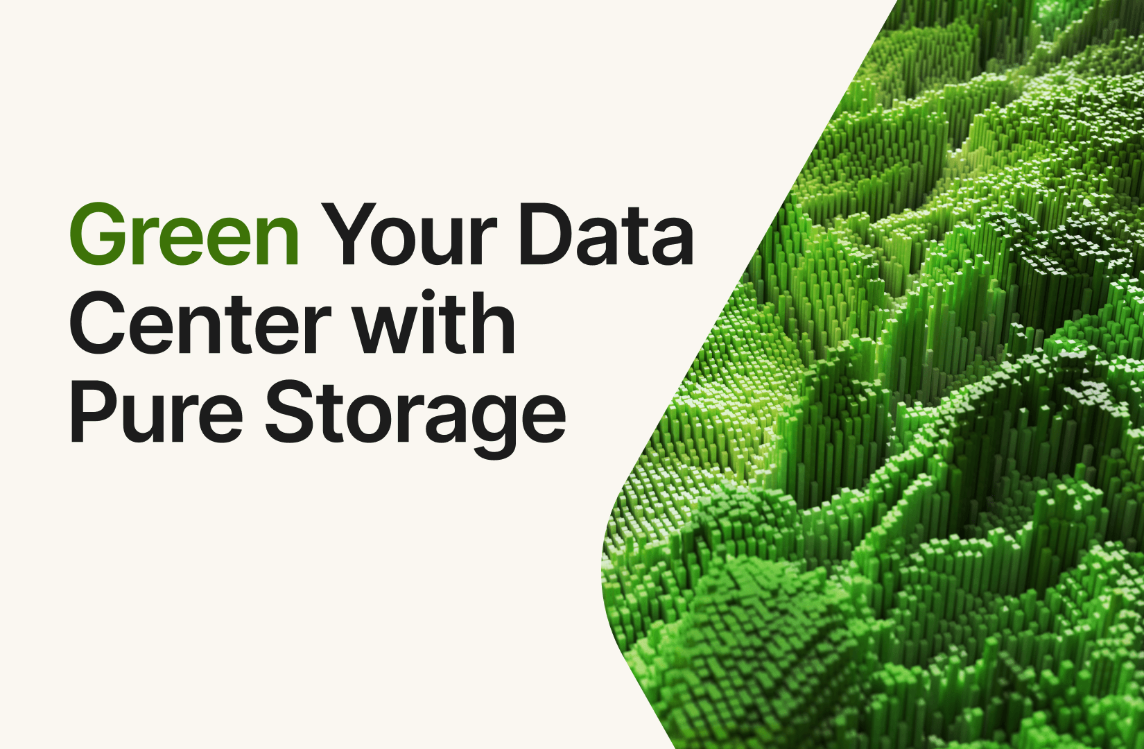 Green Your Data Center with Pure Storage