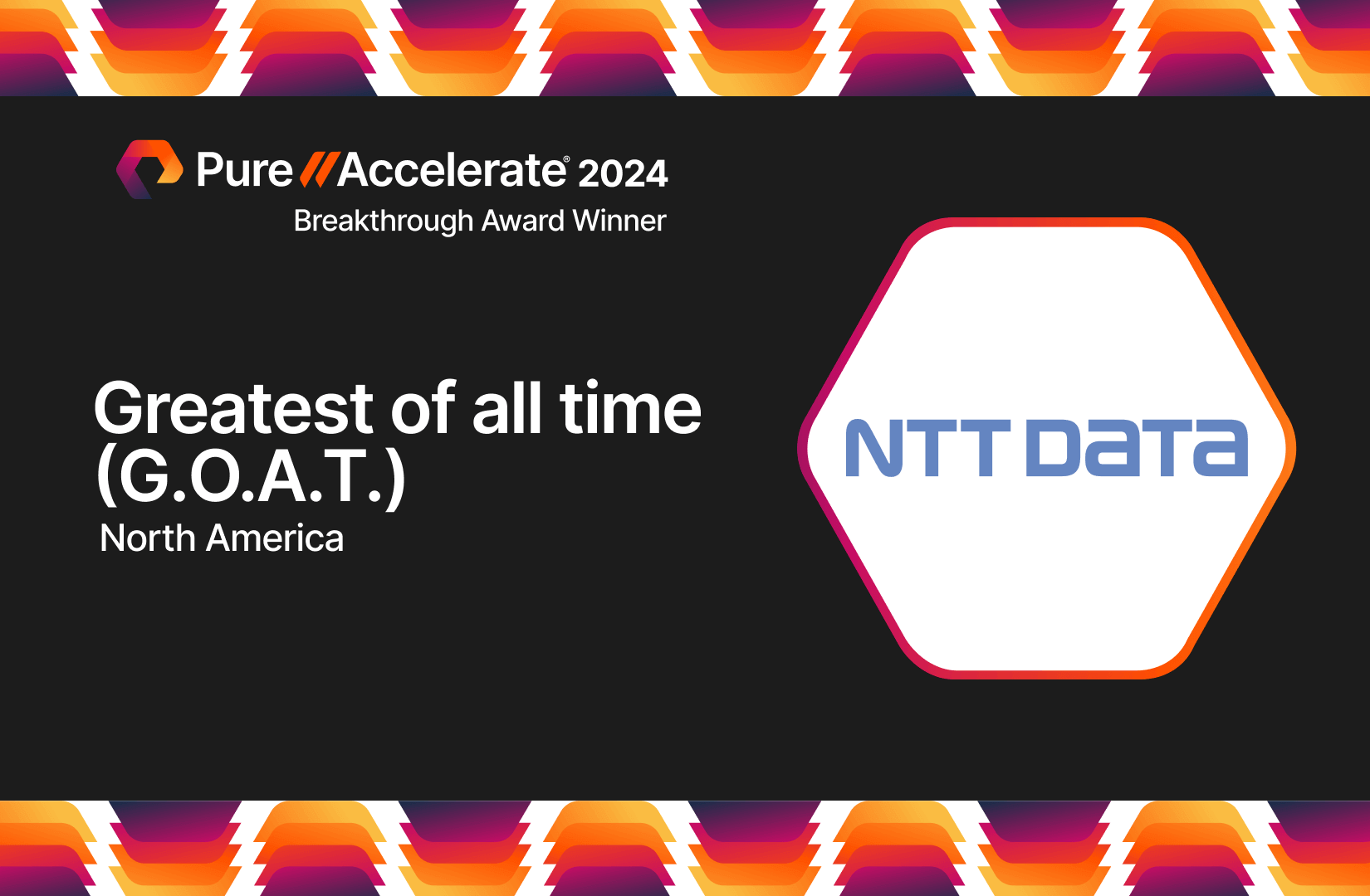 Breakthrough Award Winner: NTT DATA, Our G.O.A.T. Winner for North America